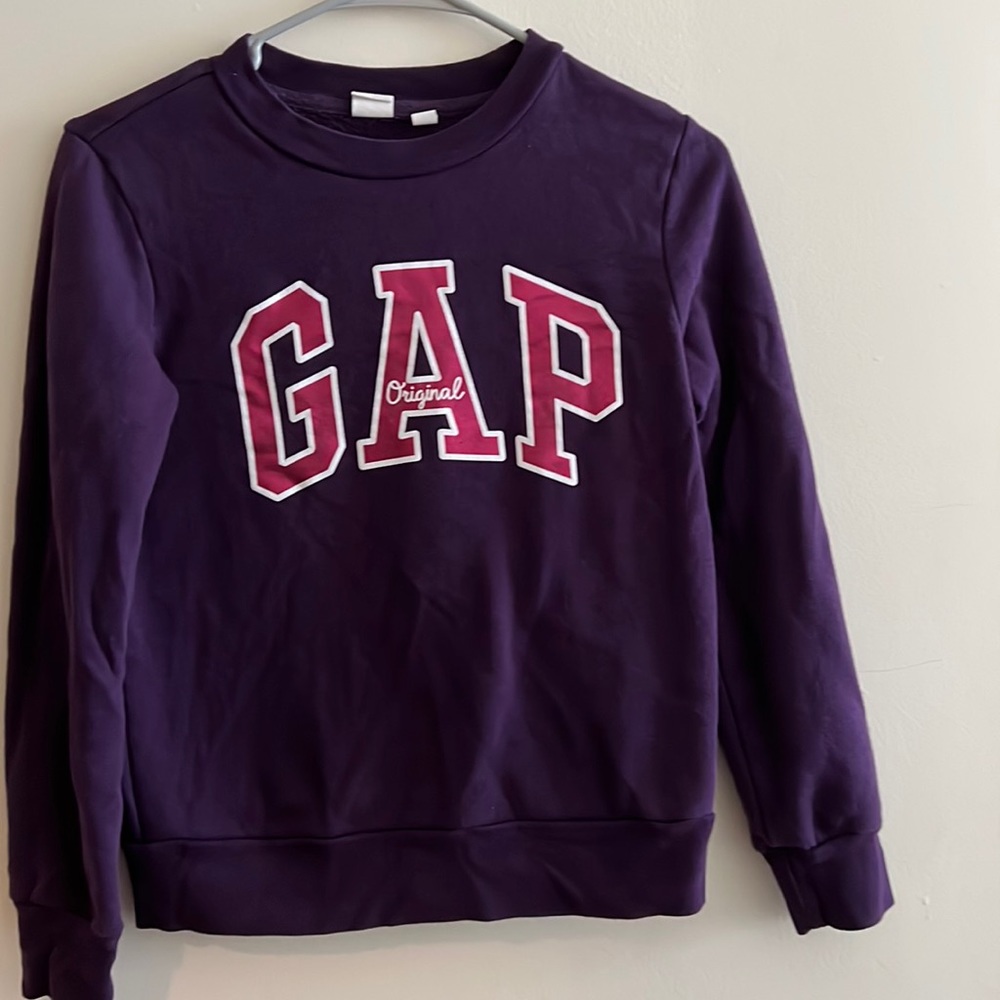 This one beautiful purple colored sweatshirt and it is used only two times.